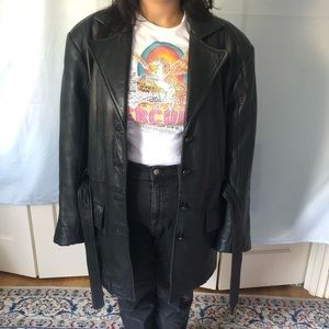 Genuine Leather Wilson’s Jacket Blazer Size XL